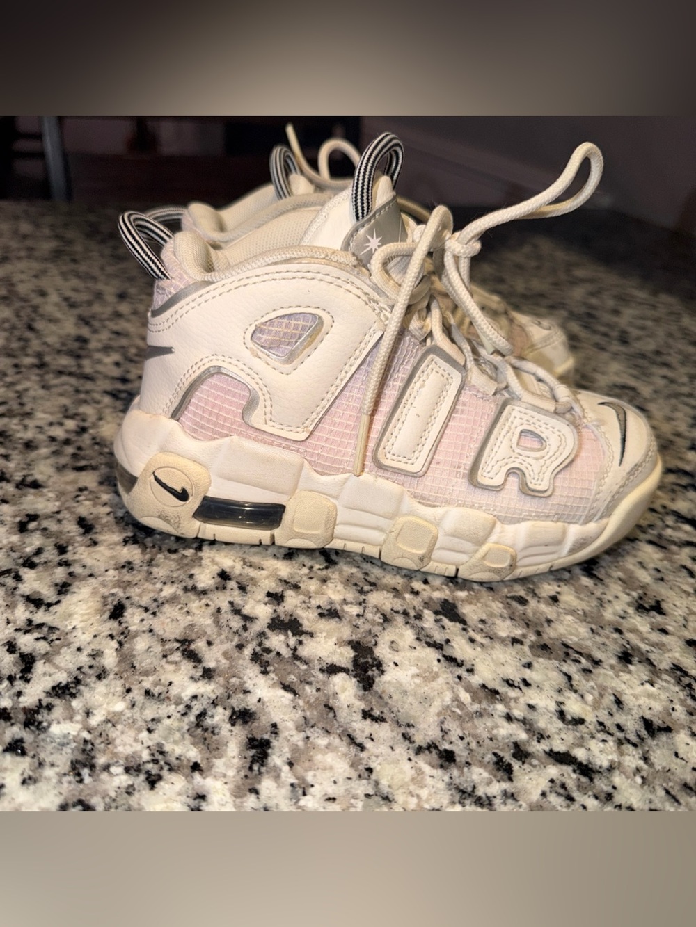 Nike Air More Uptempo '96 QS Thank You, Wilson Kid's Sz 11c  Sail White